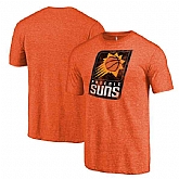 Men's Phoenix Suns Distressed Team Logo Orange T-Shirt FengYun,baseball caps,new era cap wholesale,wholesale hats